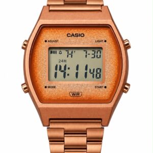 CASIO B640WCG – Rose Gold digitalni retro sat