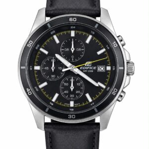 CASIO EDIFICE EFR-526L-1AV – Muški hronograf s kožnom narukvicom